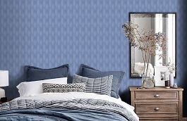 Обои Z90052 фото в интерьере спальни превью