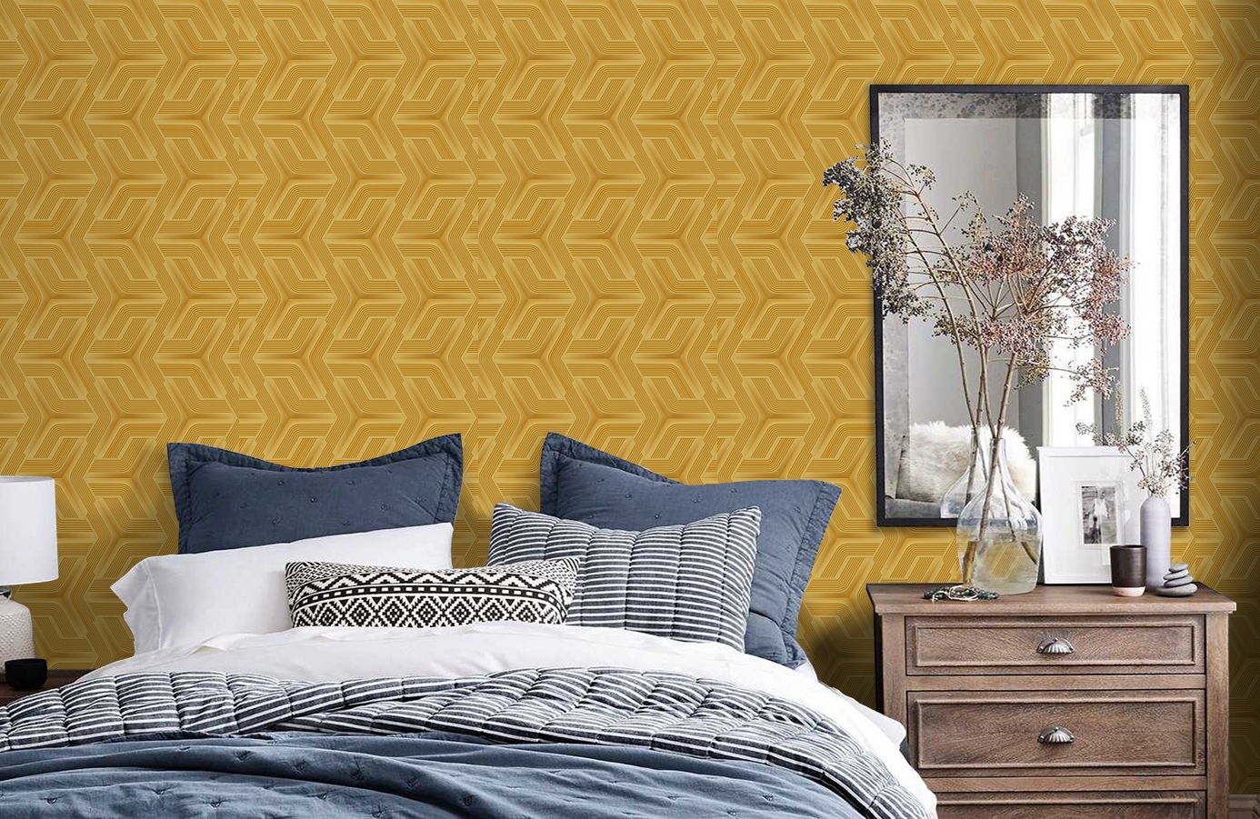 Обои Z12800 фото в интерьере спальни Обои Z12800 фото в интерьере спальни