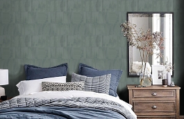 Обои Z12822 фото в интерьере спальни превью