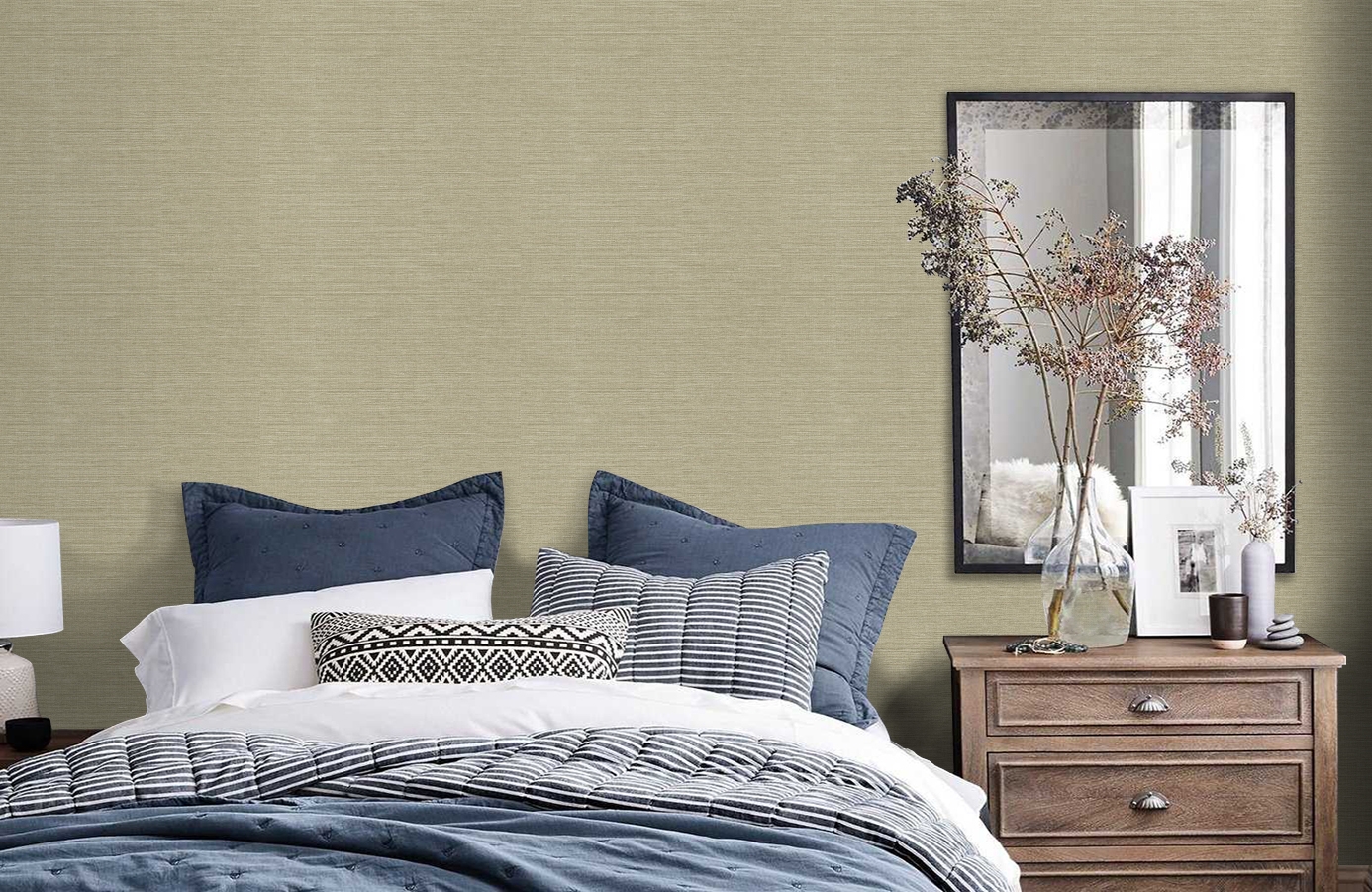 Обои 45111 фото в интерьере спальни