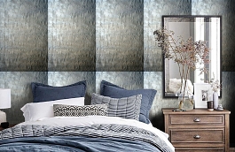 Обои 12 фото в интерьере спальни превью