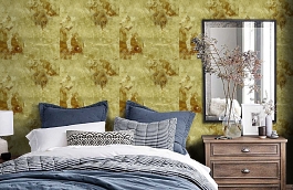 Обои 15 фото в интерьере спальни превью