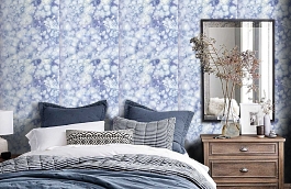 Обои 15 фото в интерьере спальни превью