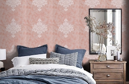 Обои 20-ZZ-G фото в интерьере спальни превью