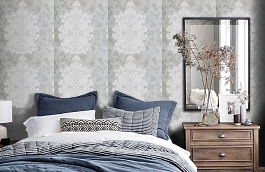 Обои 41-ZZ-G фото в интерьере спальни превью