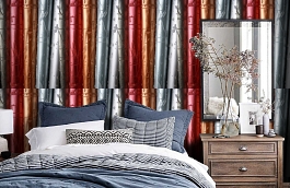 Обои 5 фото в интерьере спальни превью