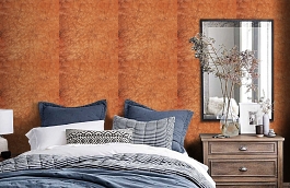 Обои WW10OR фото в интерьере спальни превью