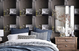 Обои 53570 фото в интерьере спальни превью