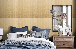 Обои 610001 фото в интерьере спальни превью