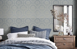 Обои 610007 фото в интерьере спальни превью