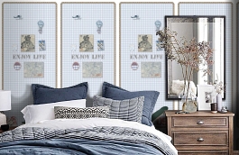 Обои 2696 фото в интерьере спальни превью