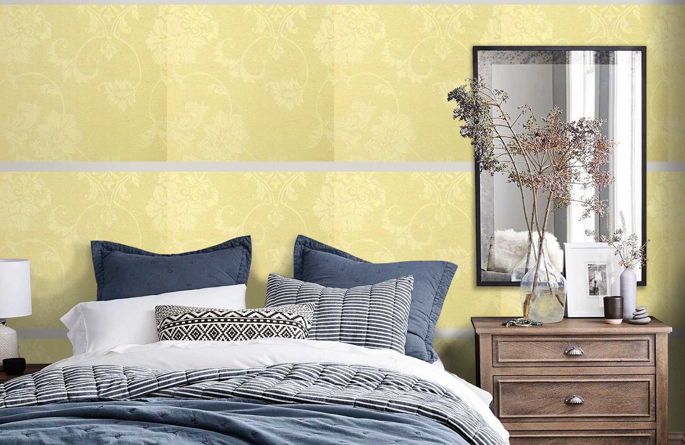 Обои 208023 фото в интерьере спальни