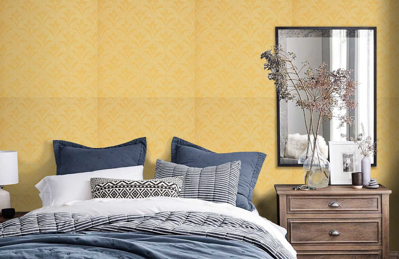 Обои 208033 фото в интерьере спальни Обои 208033 фото в интерьере спальни