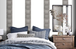 Обои MD901003 фото в интерьере спальни превью