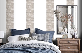 Обои MD901004 фото в интерьере спальни превью