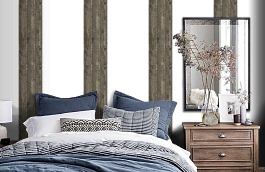 Обои MD901005 фото в интерьере спальни превью