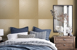 Обои OX241 фото в интерьере спальни превью