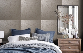 Обои OX243 фото в интерьере спальни превью