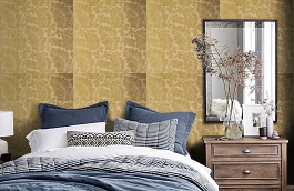 Обои T10060 фото в интерьере спальни превью