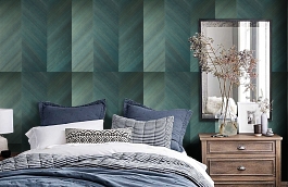 Обои WA003 фото в интерьере спальни превью