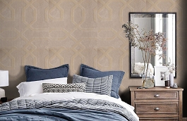 Обои AS245 фото в интерьере спальни превью
