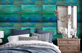 Обои KAD308 фото в интерьере спальни превью