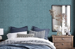 Обои LN36 фото в интерьере спальни превью