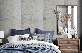 Обои DR 23 фото в интерьере спальни превью