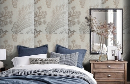 Обои DR 42 фото в интерьере спальни превью