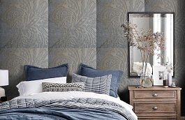 Обои DR 47 фото в интерьере спальни превью