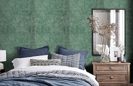 Обои 12MM фото в интерьере спальни превью