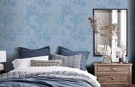 Обои JVN18V фото в интерьере спальни превью