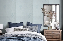 Обои VN-15C фото в интерьере спальни превью