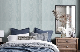 Обои VN-15M фото в интерьере спальни превью