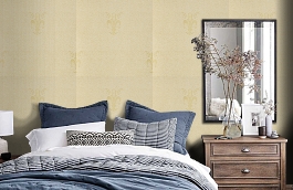 Обои VN-3C фото в интерьере спальни превью