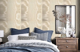 Обои 306-01 фото в интерьере спальни превью