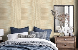 Обои 306-02 фото в интерьере спальни превью