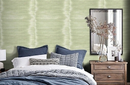 Обои 306-04 фото в интерьере спальни превью