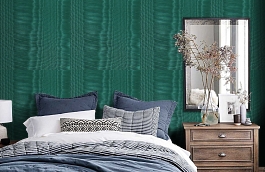 Обои 306-17 фото в интерьере спальни превью