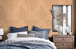 Обои 800 850-225 фото в интерьере спальни превью