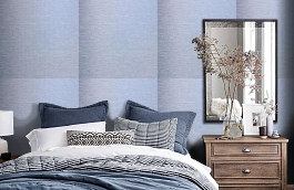 Обои 9100 U3 фото в интерьере спальни превью