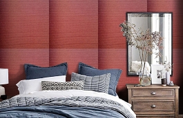 Обои 9100 U7 фото в интерьере спальни превью