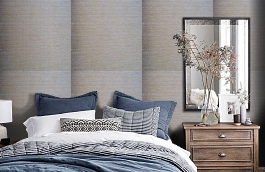 Обои 9100 U9 фото в интерьере спальни превью