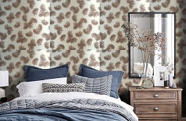 Обои 9140 P15 фото в интерьере спальни превью