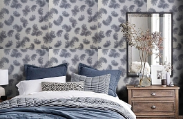 Обои 9140 P30 фото в интерьере спальни превью