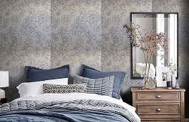 Обои 9160 A30 фото в интерьере спальни превью