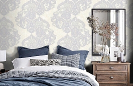 Обои AK701 фото в интерьере спальни превью