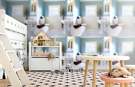 Обои Wallrock thermal liner KV фото в интерьере детская превью