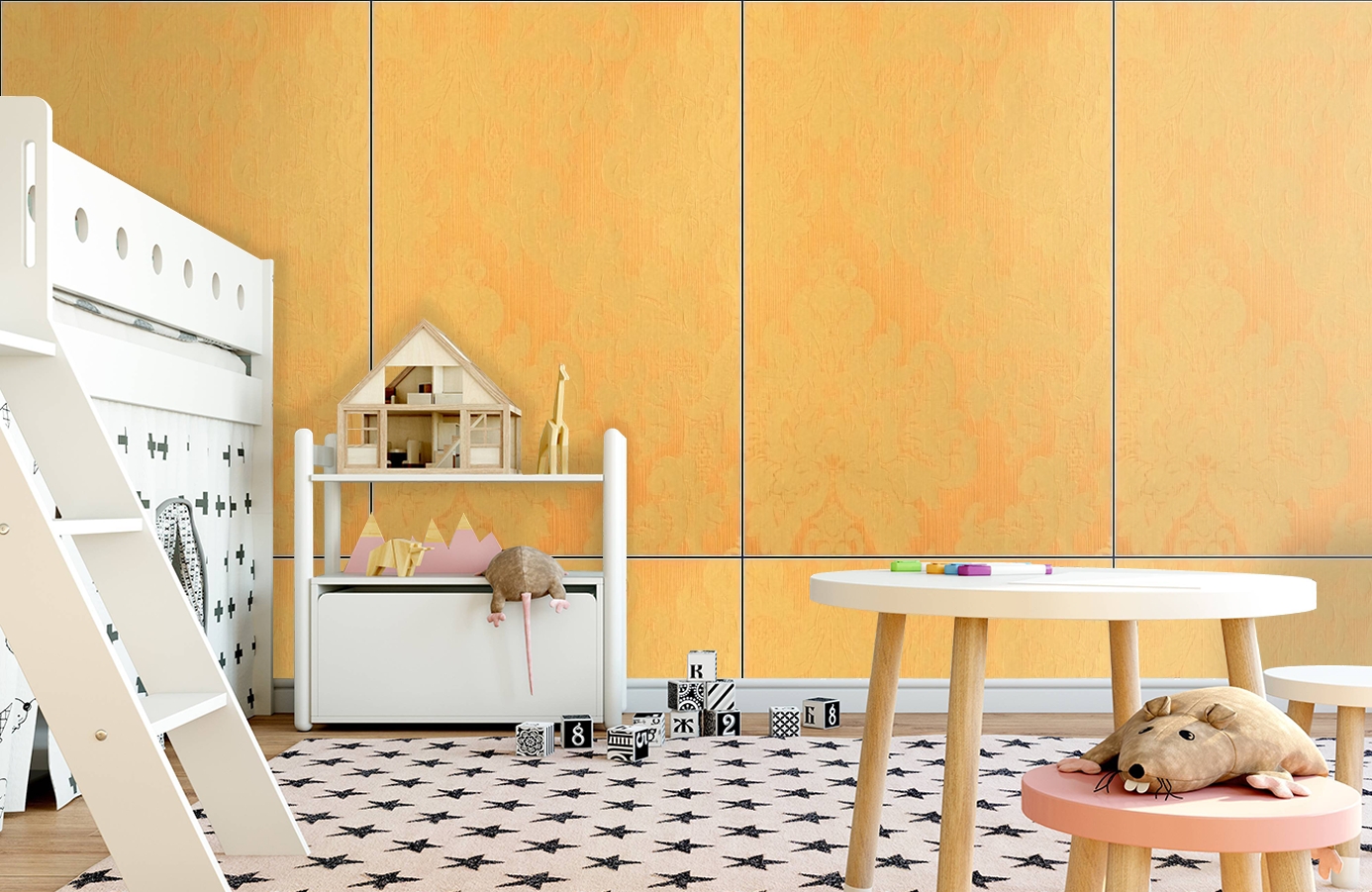 Обои Windsor 2338 фото в интерьере детская