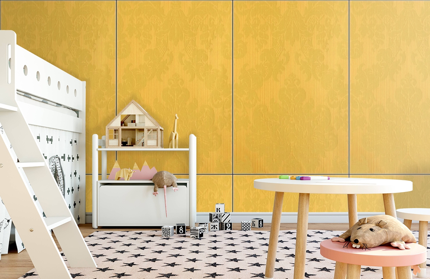 Обои Windsor 2339 фото в интерьере детская Обои Windsor 2339 фото в интерьере детская